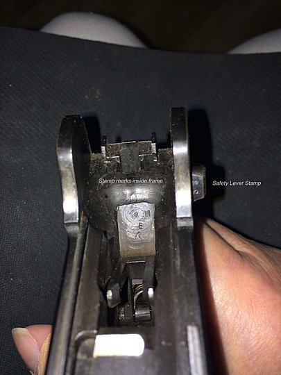 Click image for larger version

Name:	17 - Luger tooling marks rear inside frame and safety lever .jpg
Views:	27
Size:	107.5 KB
ID:	77550